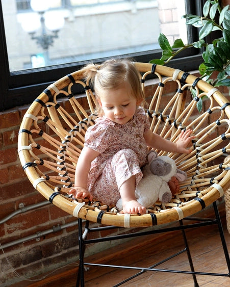 Spring Bouquet Frill Collar Romper