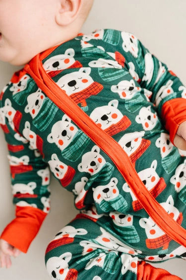 North Pole Bear Bamboo Sleeper