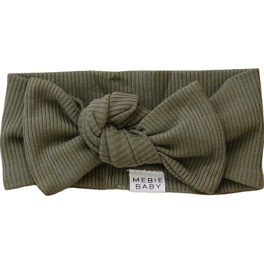 Ribbed Organic Cotton Wintergreen Head Wrap