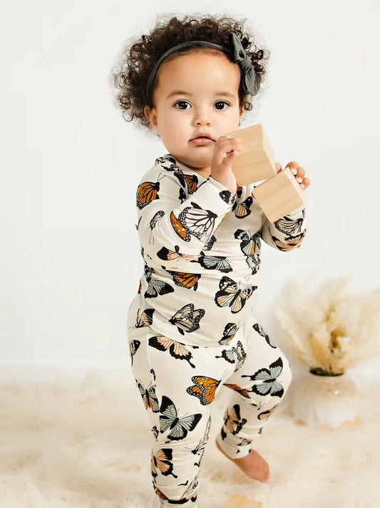 Bamboo Butterfly Pajamas Set