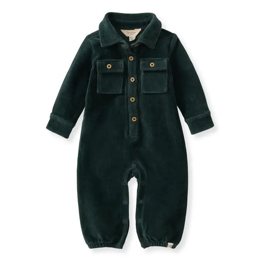Knit Corduroy Jumpsuit