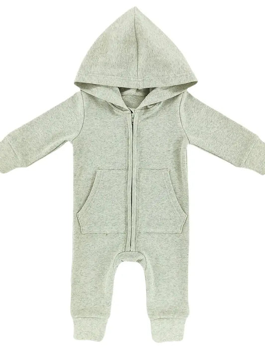 Oat Hooded Jumpsuit