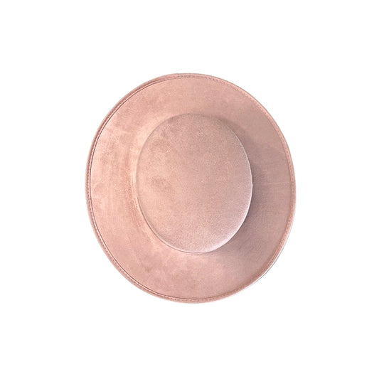 Adult Vegan Boater Hat Taupe