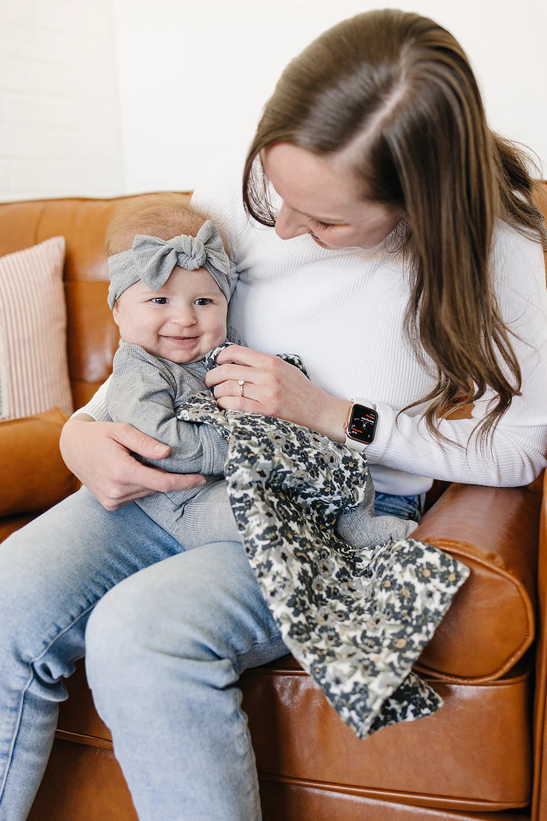 Liberty Floral Muslin Burp Cloth