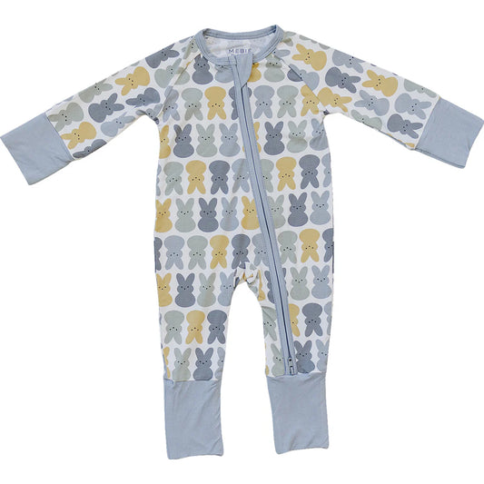 Dusty Blue Bunny Bamboo Sleeper