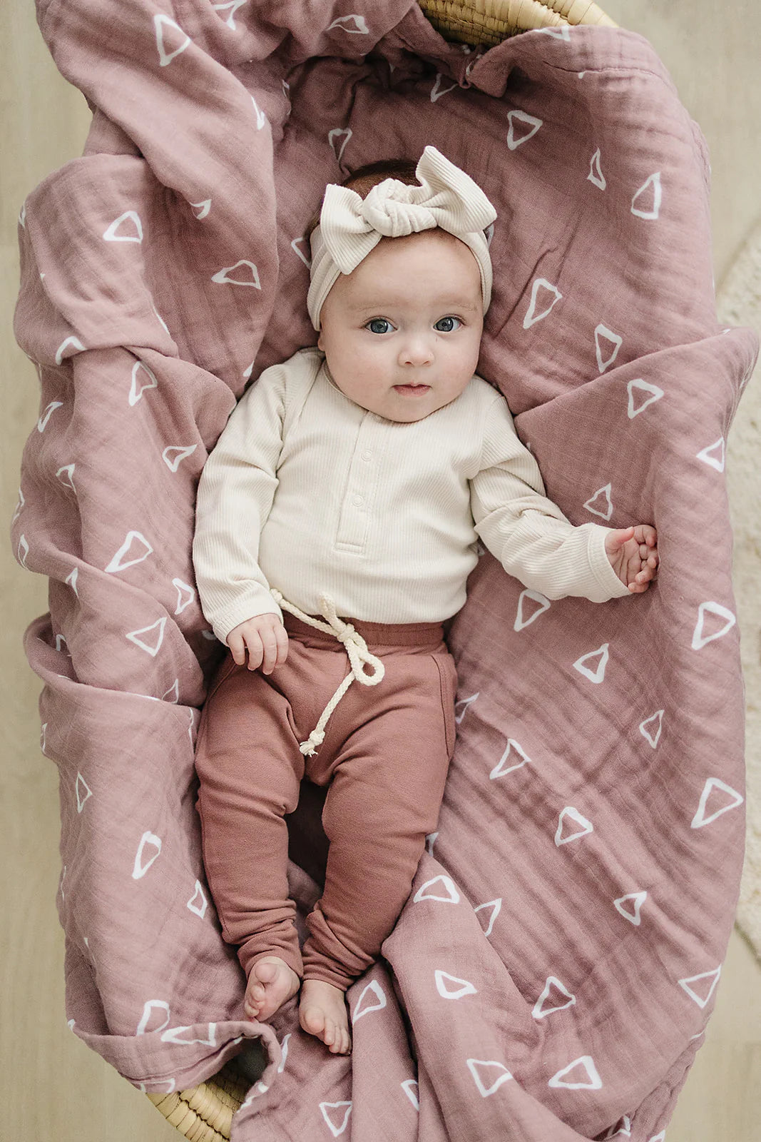 Vanilla Organic Long Sleeve Bodysuit with Snaps