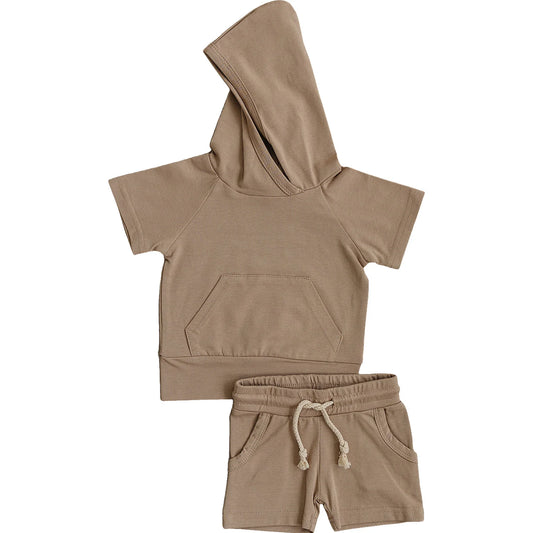 Sand Hooded Pocket Set
