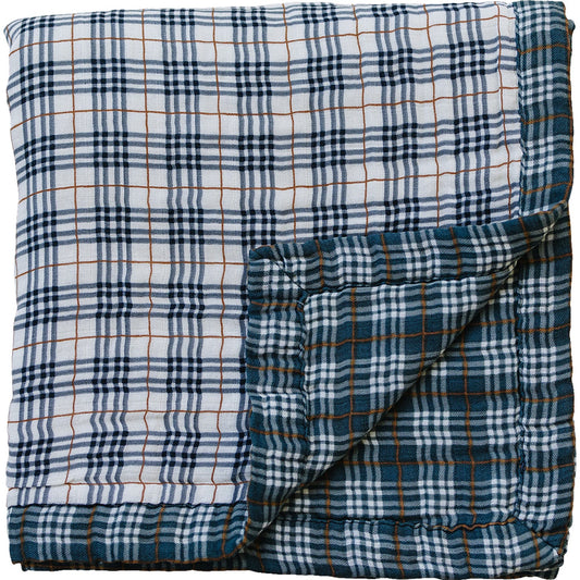 Vintage Plaid Muslin Quilt