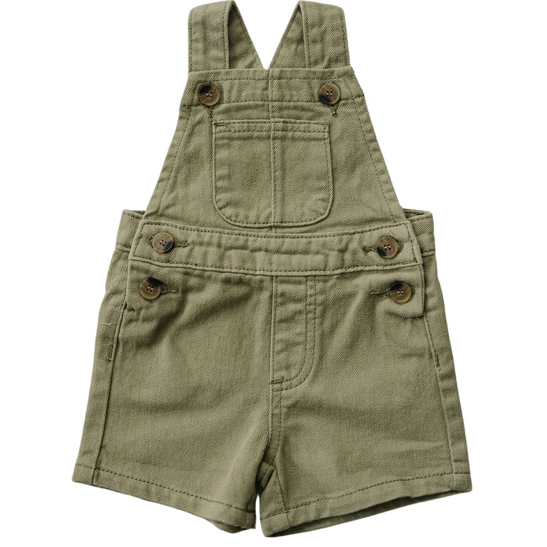 Army Green Twill Overalls