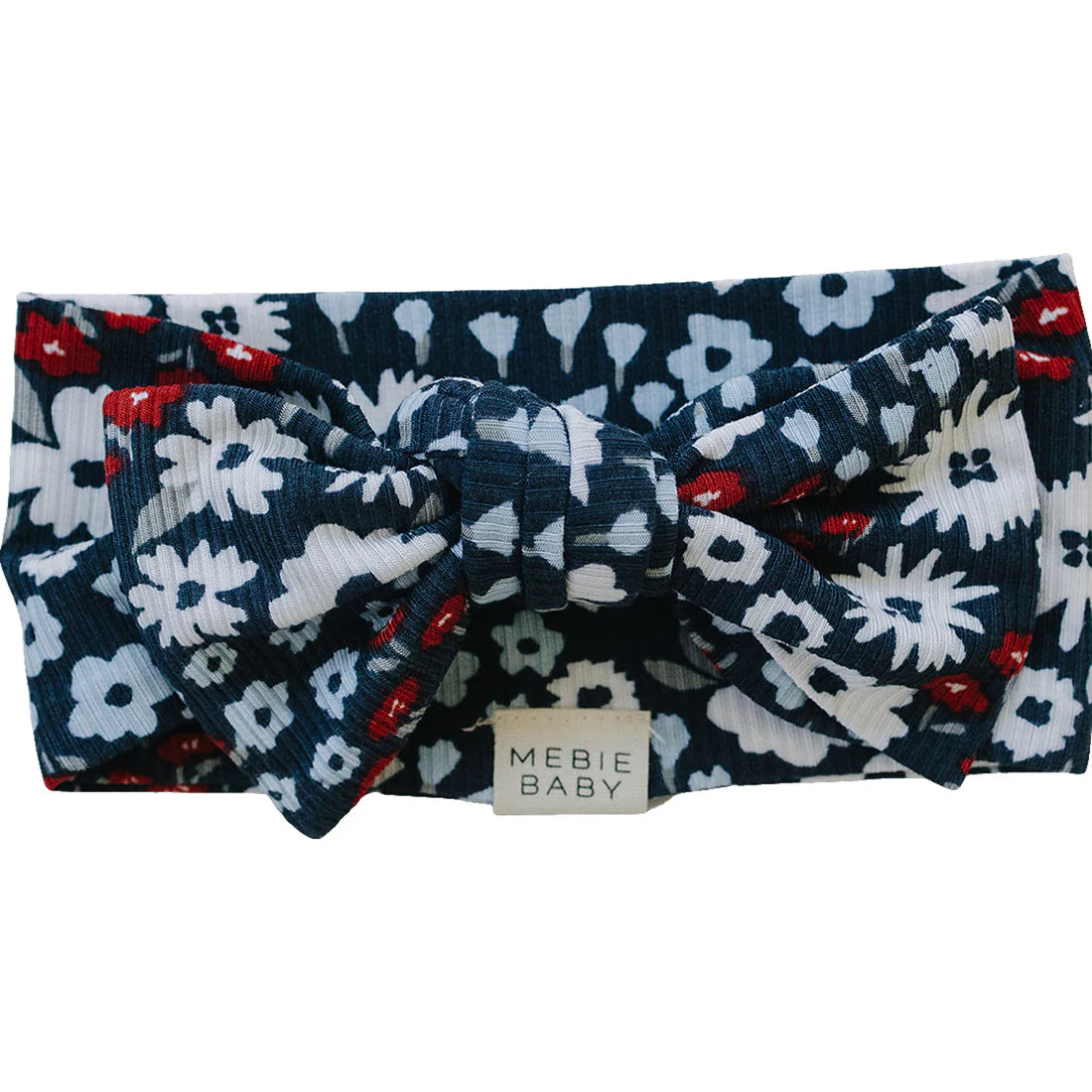 Ribbed Bamboo Floral Head Wrap
