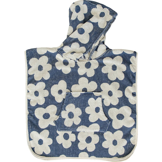 Floral Organic Beach Poncho