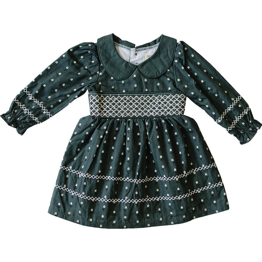 Tulip Smocked Peter Pan Dress