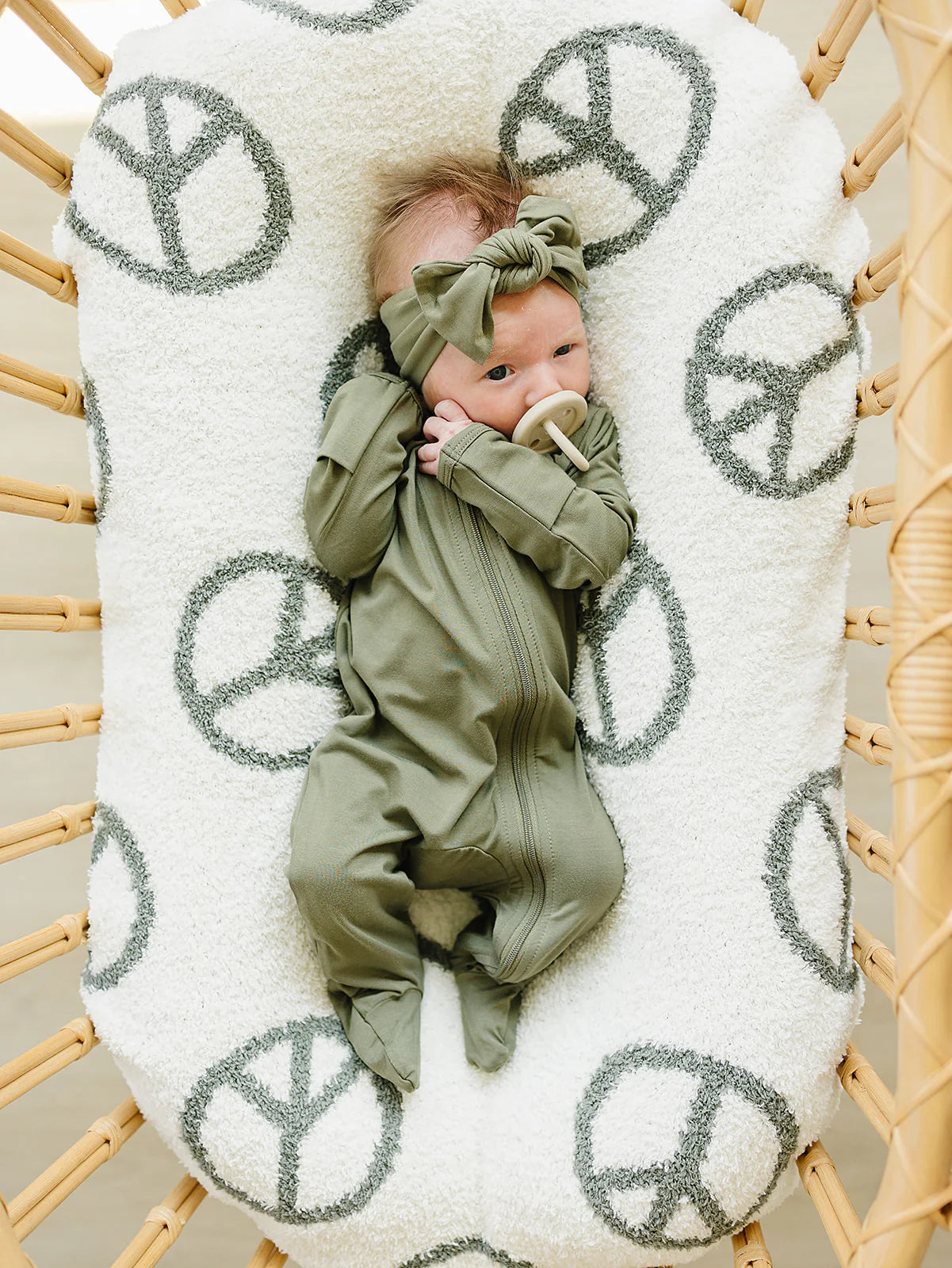 Peace Sign Plush Blanket