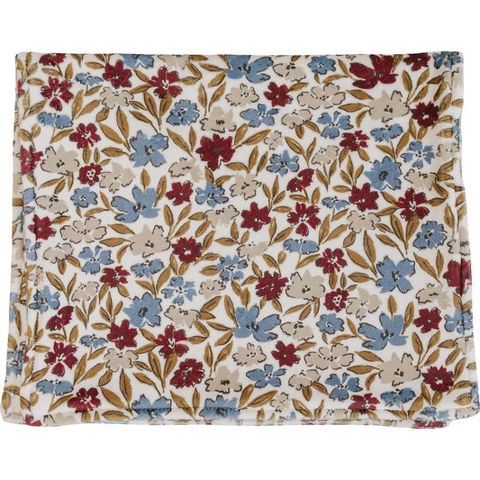 Desert Floral Luxe Fleece Burp Cloth