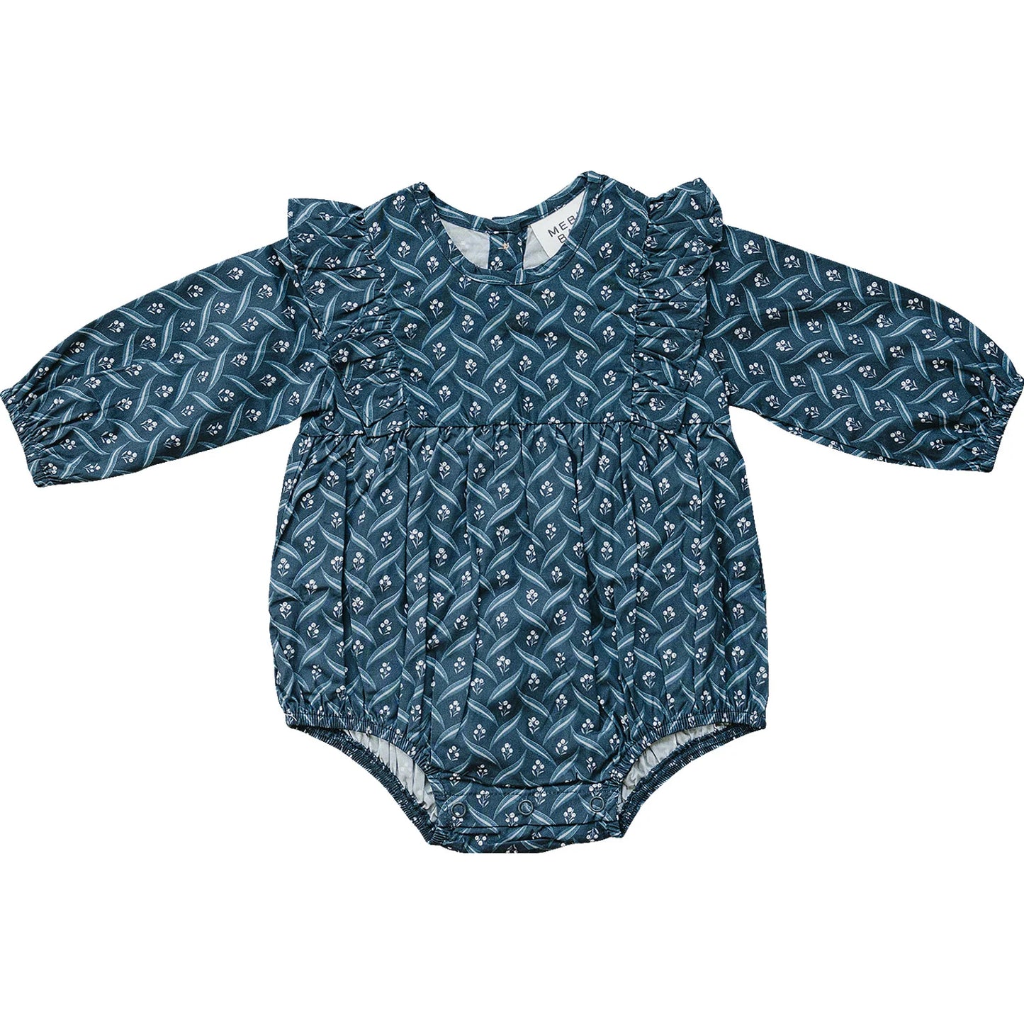 Navy Berry Bubble Romper
