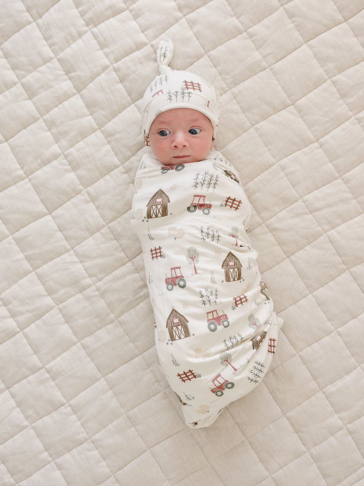 Farmhouse Bamboo Stretch Swaddle