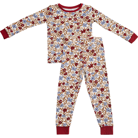 Desert Floral Ribbed Bamboo Cozy Set