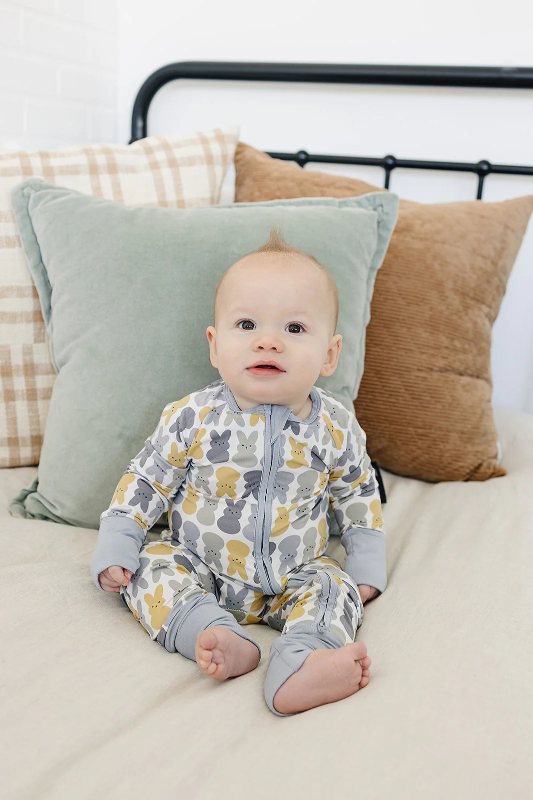 Dusty Blue Bunny Bamboo Sleeper