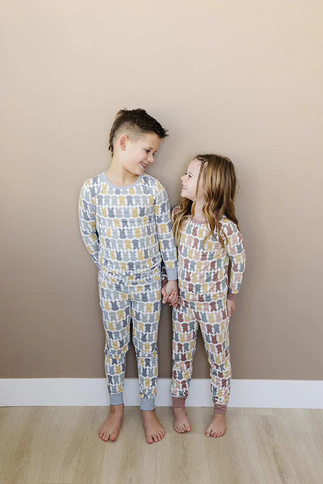 Dusty Blue Bamboo Bunny Cozy Set