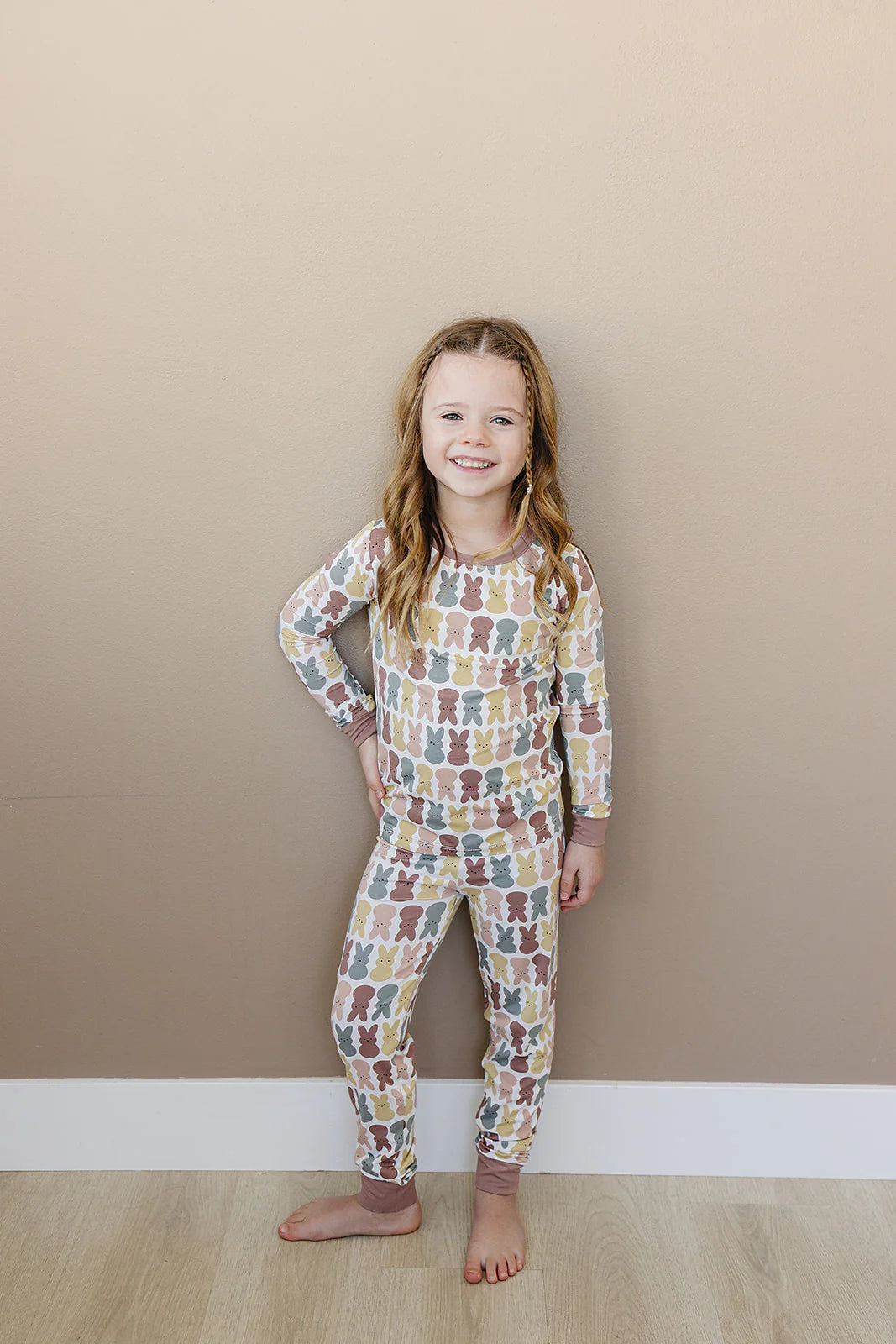 Dusty Rose Bamboo Bunny Cozy Set