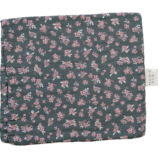 Olive Bloom Muslin Burp Cloth