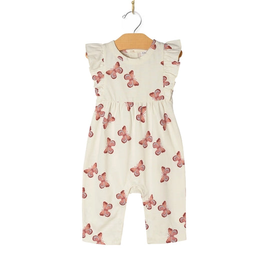 Spring Butterfly Flutter Romper