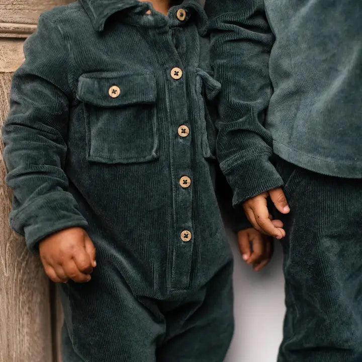 Knit Corduroy Jumpsuit