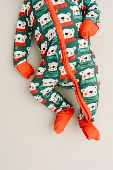 North Pole Bear Bamboo Sleeper