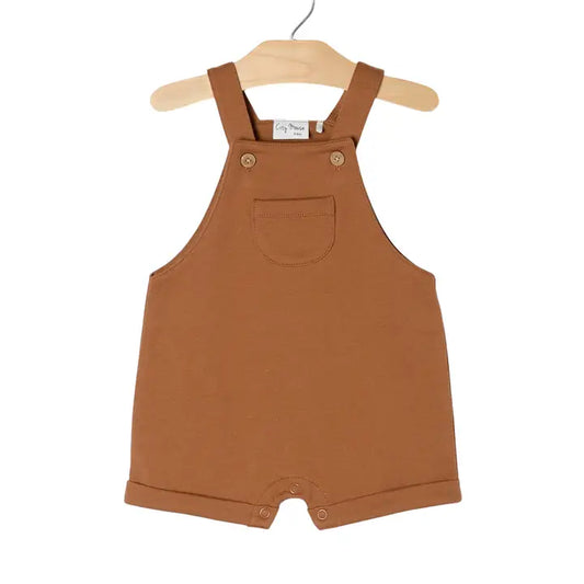 Spring Toffee Short Overalls