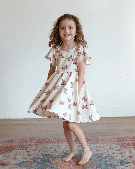 Spring Butterfly Twirl Dress