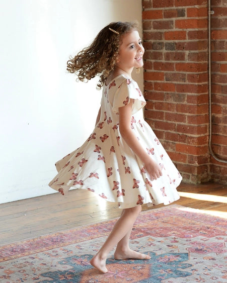 Spring Butterfly Twirl Dress