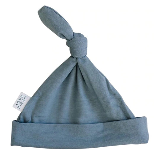 Dusty Blue Newborn Hat