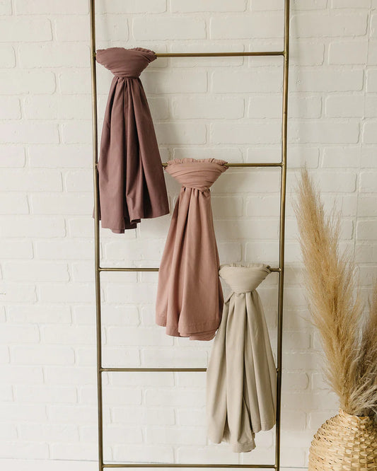 Dusty Rose Stretch Swaddle