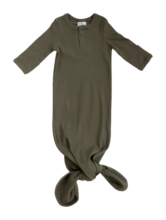 Wintergreen Organic Cotton Knot Gown