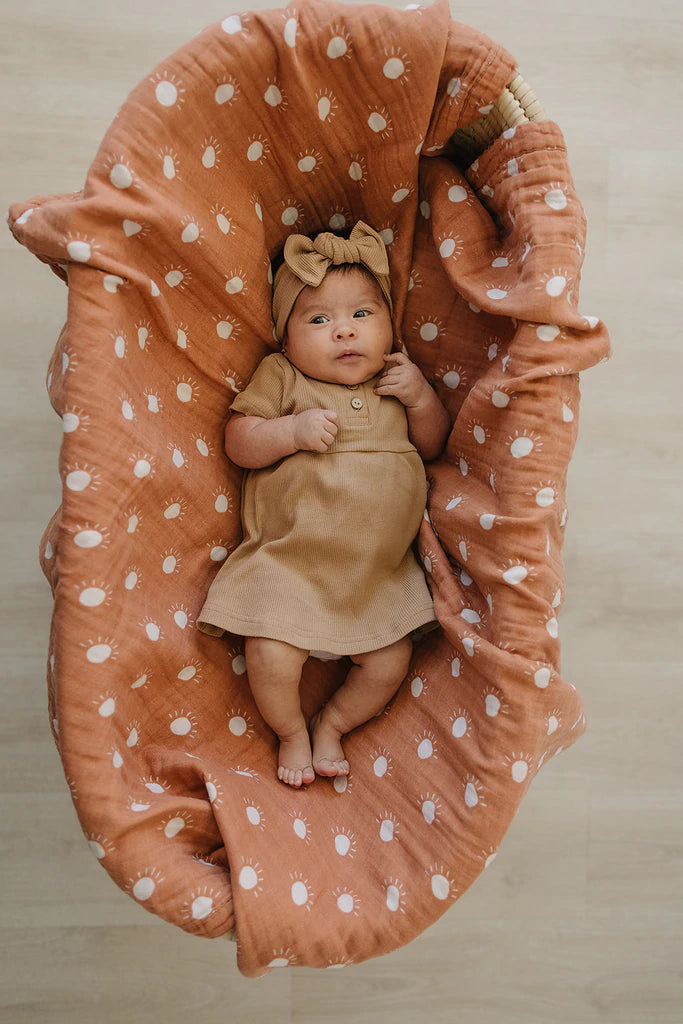 Ribbed Organic Cotton Cafe Head Wrap