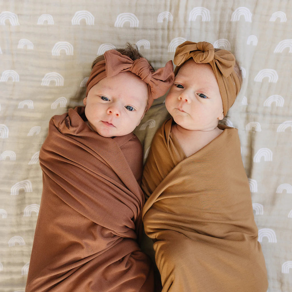 Mustard Stretch Swaddle