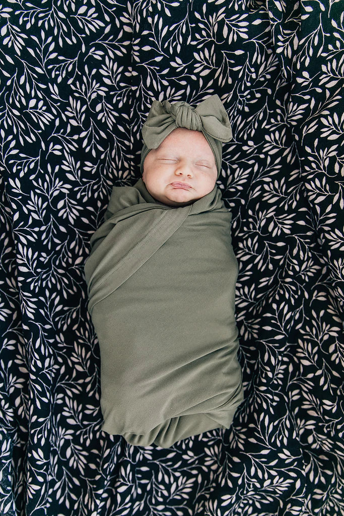 Olive Stretch Swaddle