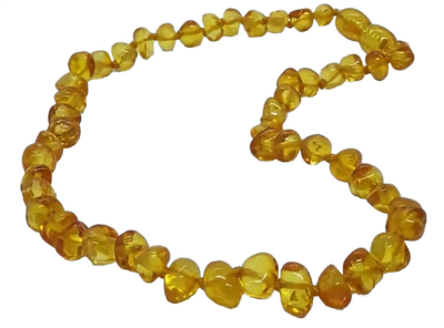 Baby Baroque Honey Amber Teething Necklace