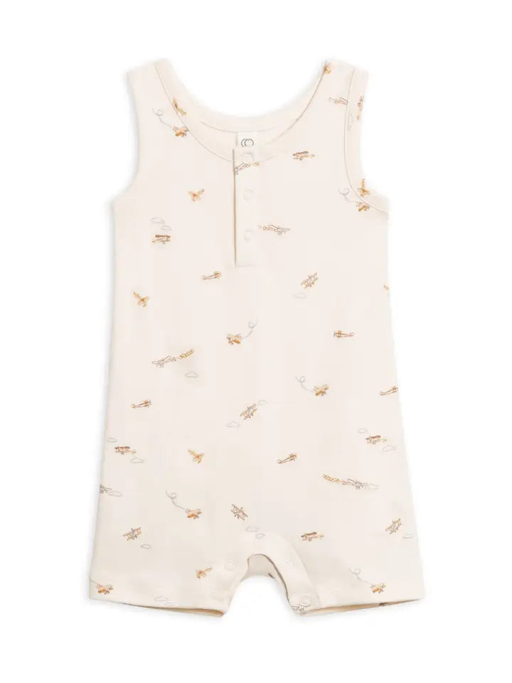 Airplane Mist Organic Romper