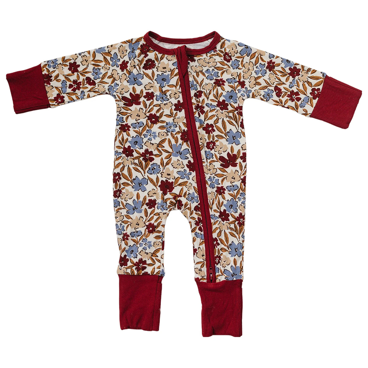 Desert Floral Ribbed Bamboo Sleeper