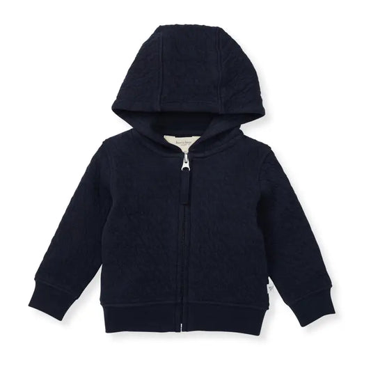 Midnight Organic Cotton Quilted Jacket