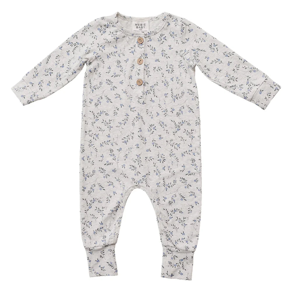 Blue Vines Romper