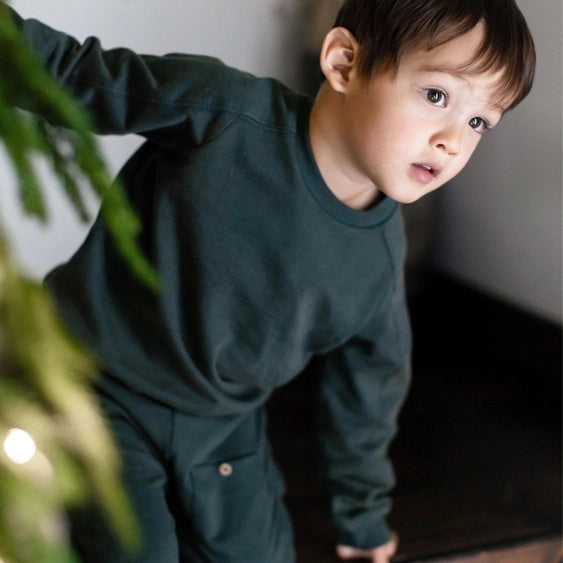 Zucchini Green Sweatsuit Set