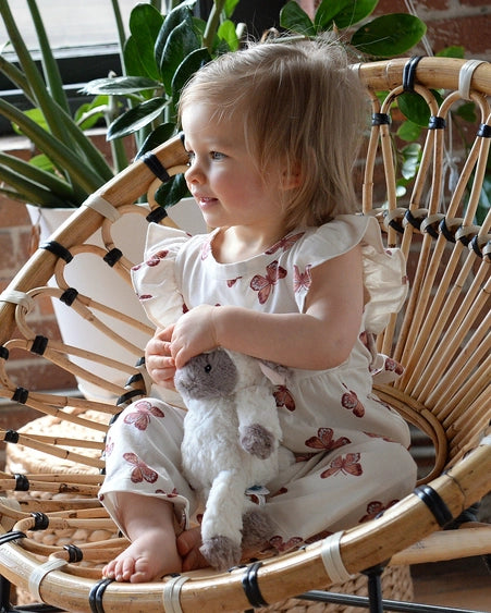Spring Butterfly Flutter Romper