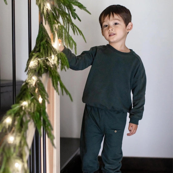 Zucchini Green Sweatsuit Set