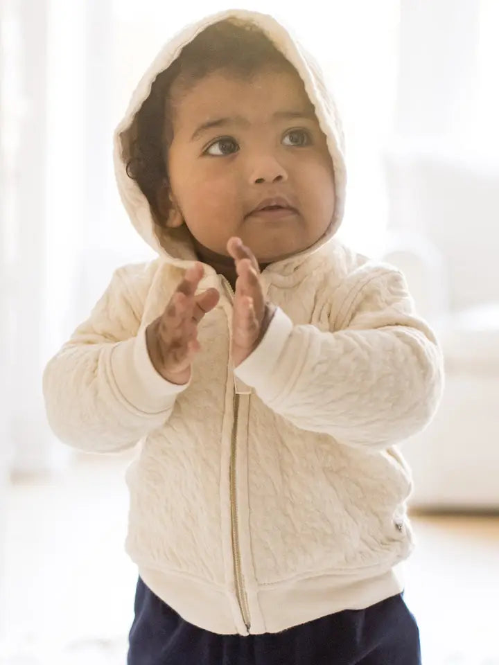 Oat Organic Cotton Quilted Jacket