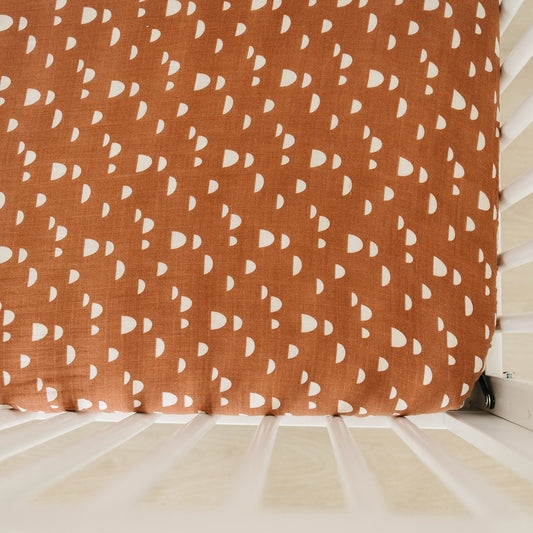 Arches Muslin Crib Sheet