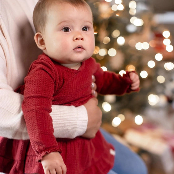 Brick Red Organic Cotton Dress