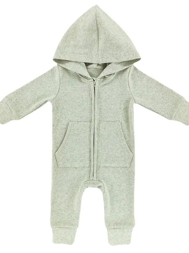 Oat Hooded Jumpsuit