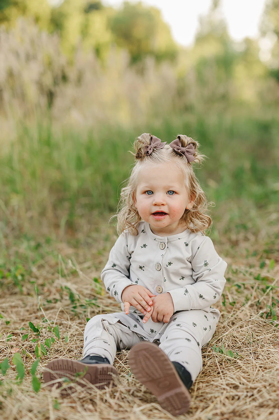 Floral Long Sleeve Romper